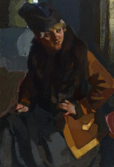 Portrait of a Woman, 1918. Creator: Eero Snellman.