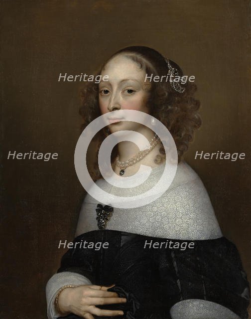 Portrait of a Woman, ca. 1653. Creator: Adriaen Hanneman.