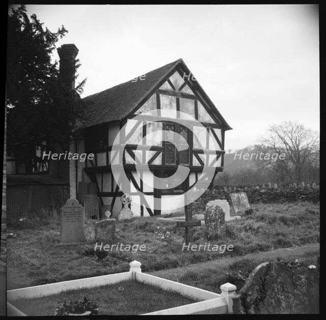Old Boys' School, Rectory Lane, Cradley, Herefordshire, 1940. Creator: Marjory L Wight.