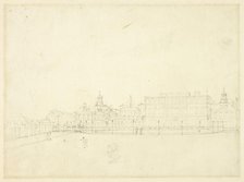 Study for Queen's Palace, St. James Park, c. 1809. Creator: Augustus Charles Pugin.
