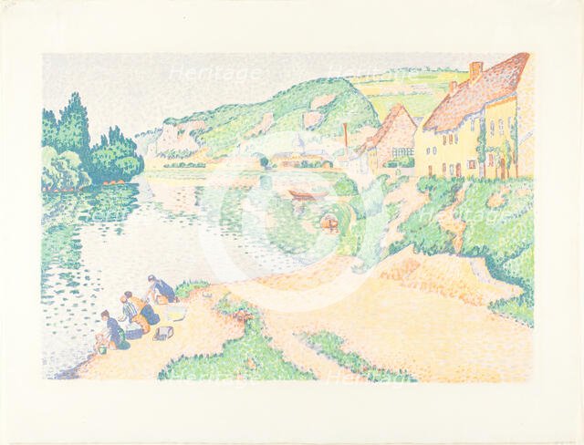 The Andelys, 1895. Creator: Paul Signac.