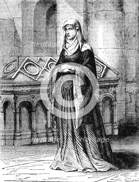 Matilda of Scotland (1080-1118), Queen of Henry I. Artist: Unknown