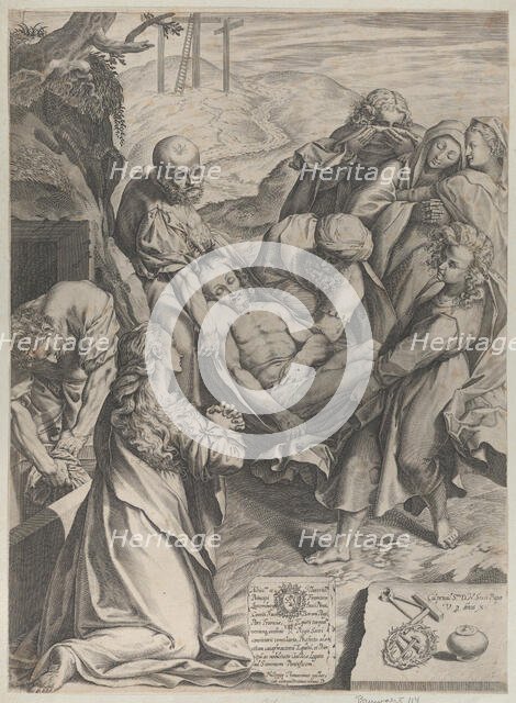 The Entombment, 1589. Creator: Philippe Thomassin.