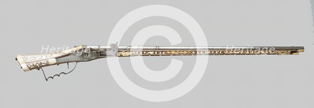 Wheellock Rifle, Austria, 1580-1600. Creator: Unknown.