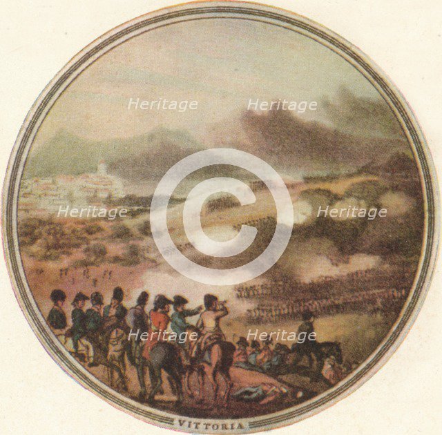 'Battle of Vittoria', 1815 (1910). Artist: Edward Orme.