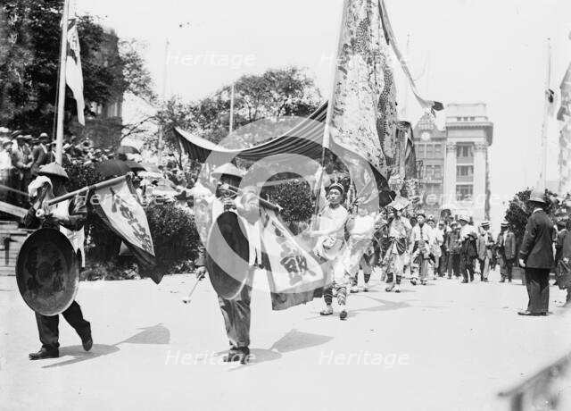 China in N.Y. 4th of July Parade, 1911. Creator: Bain News Service.