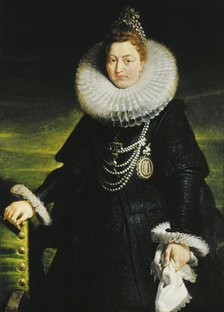 Portrait of Infanta Isabella Clara Eugenia of Spain (1566-1633), 1616. Creator: Rubens, Pieter Paul (1577-1640).