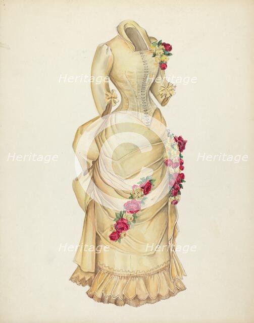 Dress, 1935/1942. Creator: Mina Lowry.