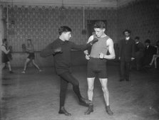 French boxer Charles "Little Apache" Ledoux and Frank Fleming, between c1910 and c1915. Creator: Bain News Service.
