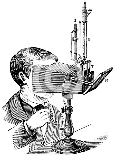 Colorimeter, after a design by Labilliardiere with modifications by Salleron, 1871. Artist: Unknown