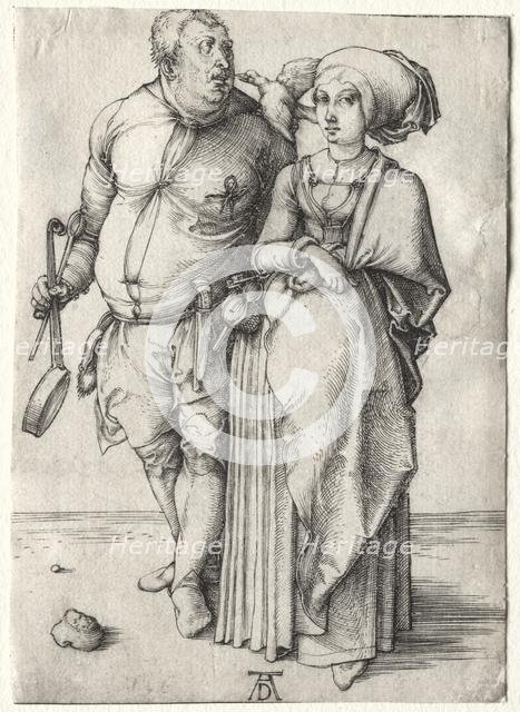 The Cook and His Wife, probably 1497. Creator: Albrecht Dürer (German, 1471-1528).