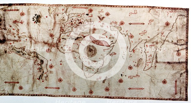 Niccolo Caveri Planisphere from 1502, this planisphere has no nomenclature and seems to refer to …