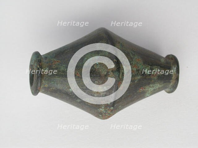 Biconical Bead, Geometric Period (800-600 BCE). Creator: Unknown.