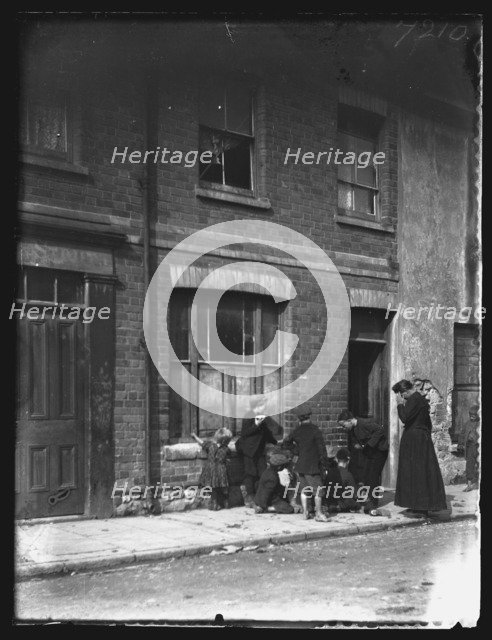 Nora Street, Cardiff, 1893. Creator: William Booth.