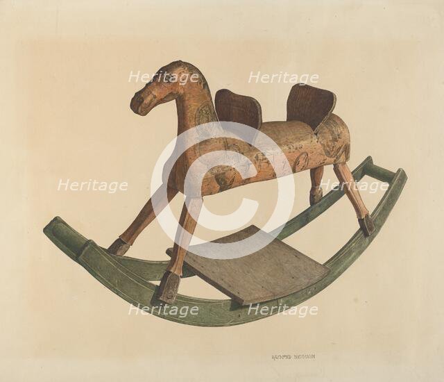 Rocking Horse, 1935/1942. Creator: Raymond Neumann.