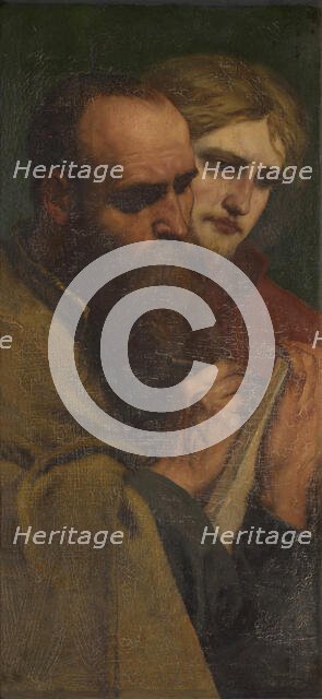 Mother of the Messiah and the Four Evangelists, 1873. Creator: Charles Verlat.