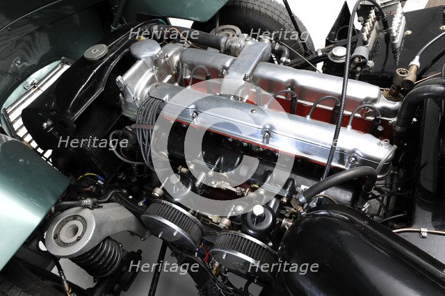 Aston Martin DB2-4 works 1956. Artist: Simon Clay.