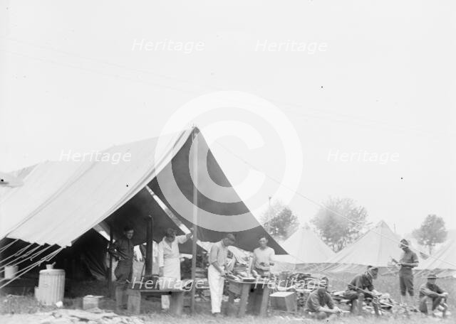 Colonial Rifles - Reunion of G.A.R. And Confederate Veterans Who Had Fought At Gettysburg..., 1913. Creator: Harris & Ewing.