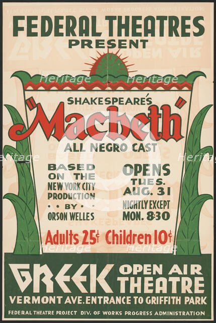 Macbeth, Los Angeles, [193-]. Creator: Unknown.