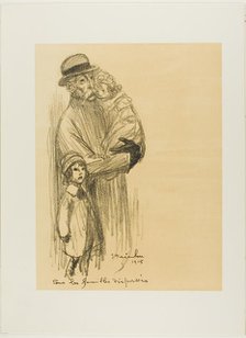 For Families That Are Separated, 1915. Creator: Theophile Alexandre Steinlen.