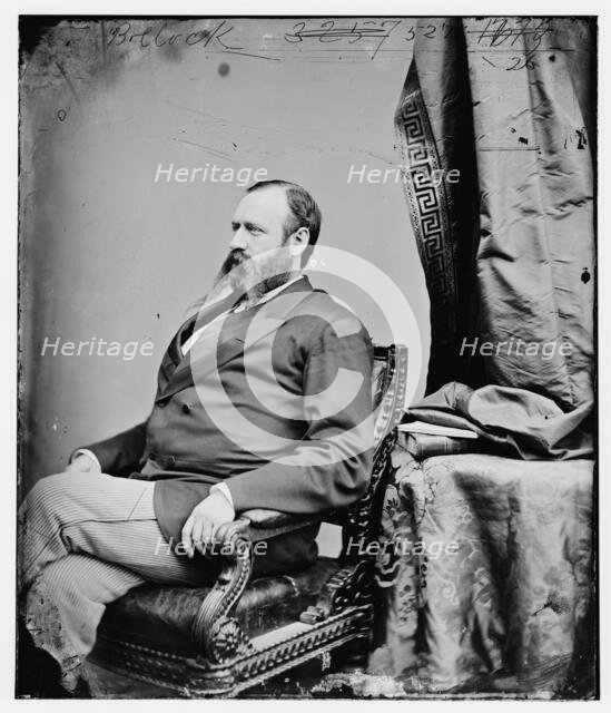 Rufus B. Bullock, between 1860 and 1875. Creator: Unknown.