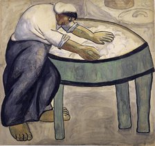 The Washerwoman , 1911. Creator: Malevich, Kasimir Severinovich (1878-1935).