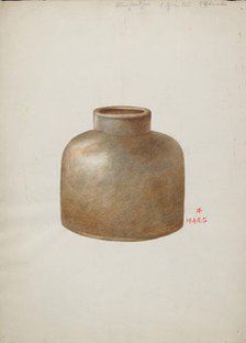 Stone Fruit Jar, 1935/1942. Creator: Margaret Stottlemeyer.