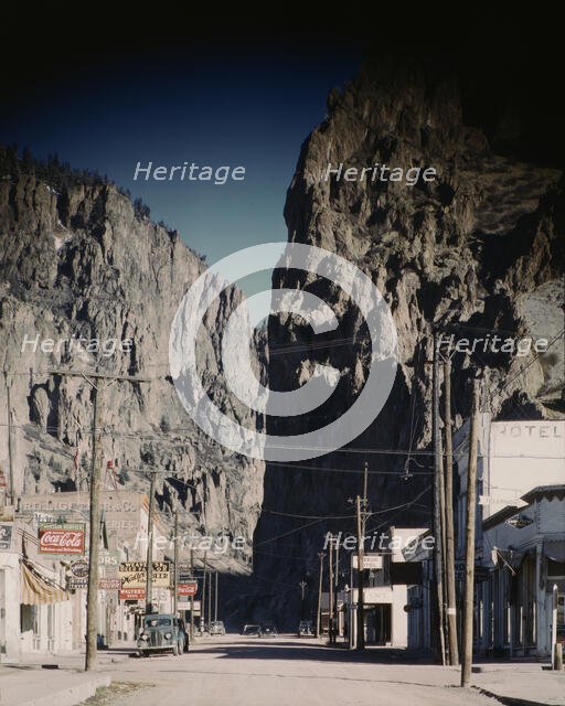 Main Street, Creede, Colorado, 1942. Creator: Andreas Feininger.
