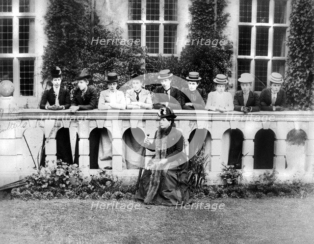 Group of women, c1882. Artist: Unknown