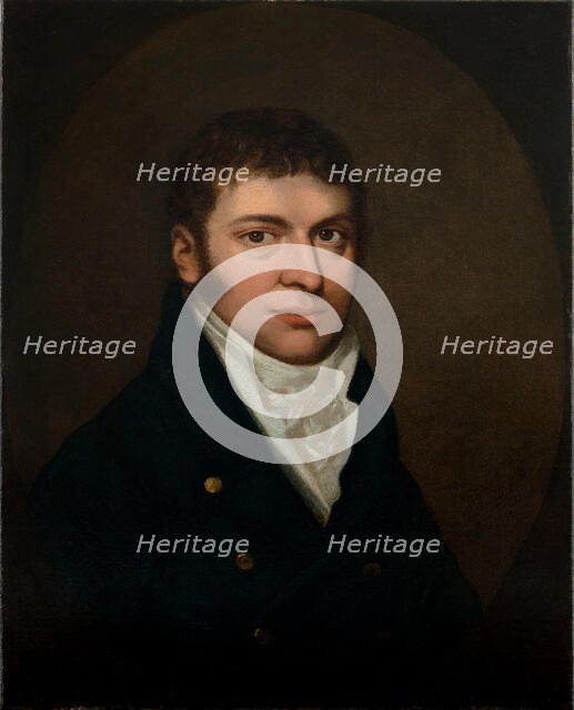 Portrait of the composer Jozef Elsner (1769-1854) , First half of the 19th cent.. Creator: Anonymous.