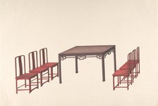 Design for Export Furniture, ca. 1800. Creator: Anon.