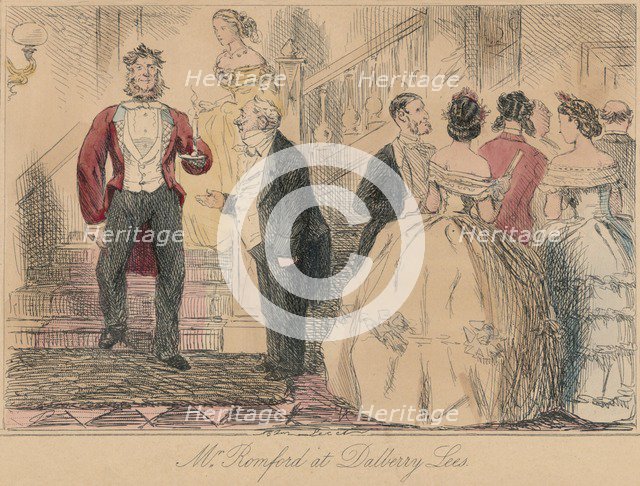 'Mr Romford at Dalberry Lees', 1865. Artist: John Leech.