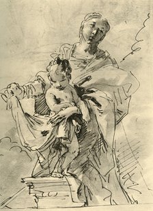 'Madonna and Child', mid 18th century, (1928). Artist: Giovanni Battista Tiepolo.