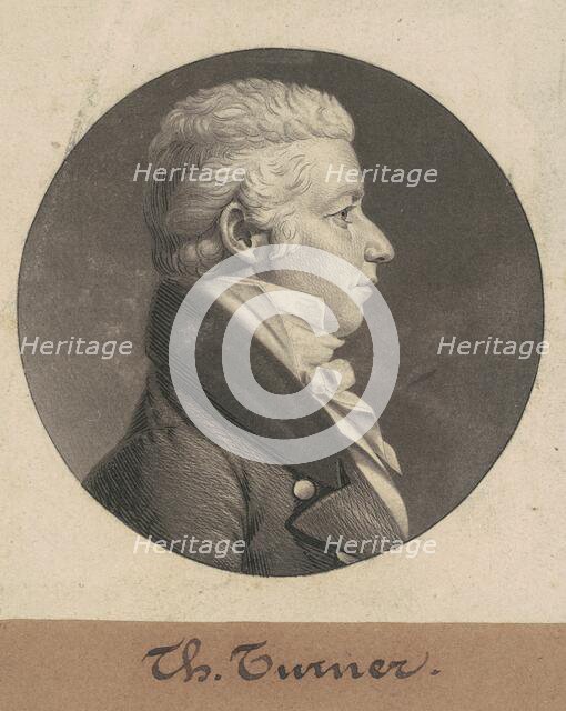 Thomas Turner, 1808. Creator: Charles Balthazar Julien Févret de Saint-Mémin.