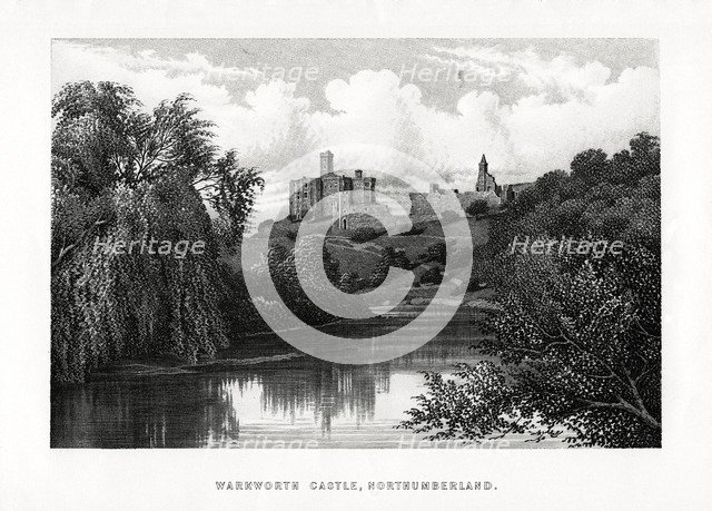 Warkworth Castle, Northumberland, 1896. Artist: Unknown