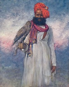 'A Hawksman of Rajgarh', 1903. Artist: Mortimer L Menpes.