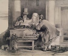 The Letter Writer Constantinople, 1840. Creator: Joseph Nash.
