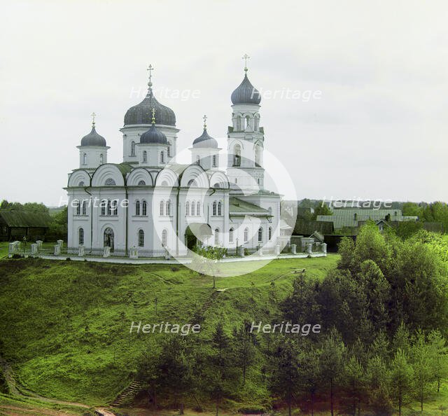 Torzhok: Church of Michael the Archangel, 1910. Creator: Sergey Mikhaylovich Prokudin-Gorsky.