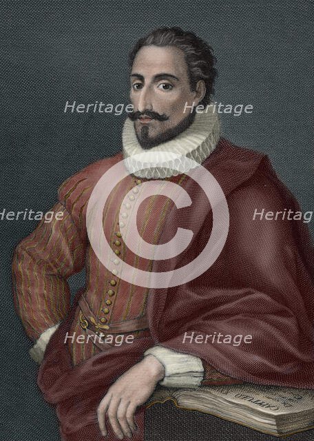 Miguel de Cervantes (1547-1616), Spanish writer. Creator: Unknown.