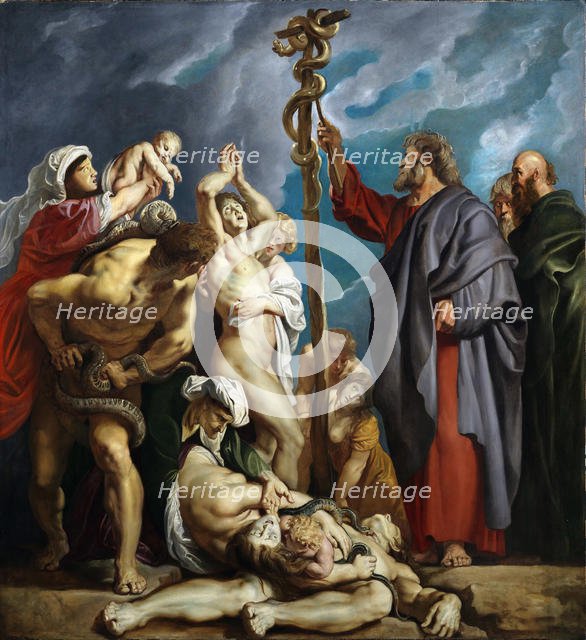 Moses and the Brazen Serpent, 1609-1610. Creator: Rubens, Pieter Paul (1577-1640).