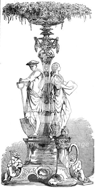 Testimonial presented to Mr. C. A. Saunders, Great Western Railway, 1856.  Creator: Unknown.