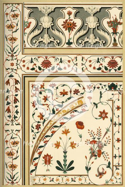 Indian marble inlay, (1898). Creator: Unknown.