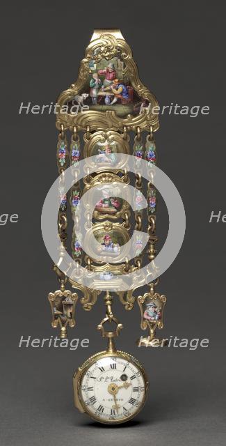 Chatelaine Watch, mid 1800s. Creator: Unknown.