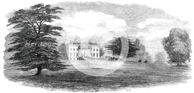 Funeral of Louis-Philippe - the Procession leaving the Palace at Claremont, 1850. Creator: Smyth.