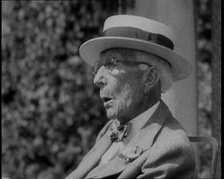 John D. Rockefeller Talking, 1930s. Creator: British Pathe Ltd.