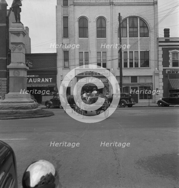 Small agricultural center, Oxford, North Carolina, 1939. Creator: Dorothea Lange.