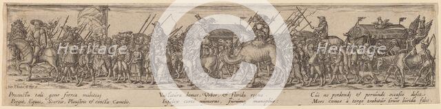 Army Train and Death. Creator: Johann Theodor de Bry.