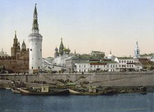 View of the St Basil's Slope, seen from the Moskva River, Moscow, Russia, c1890-c1905. Artist: Anon