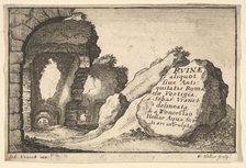 Title: Roman Ruins, ca. 1650. Creator: Unknown.