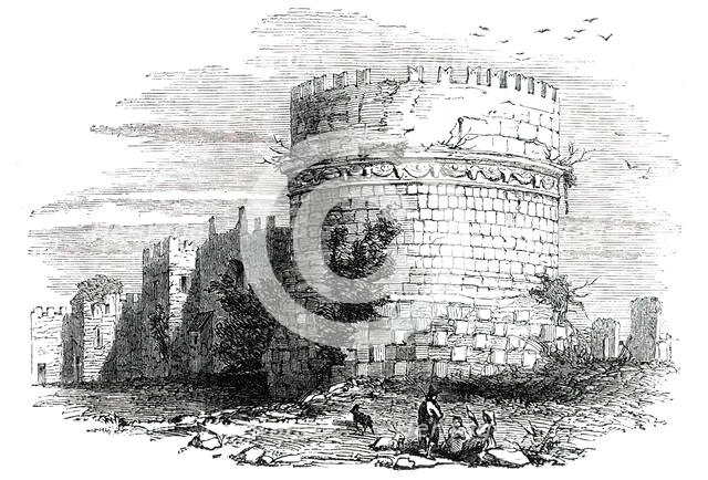 Tomb of Cecilia Metella - Rome, 1850. Creator: Unknown.